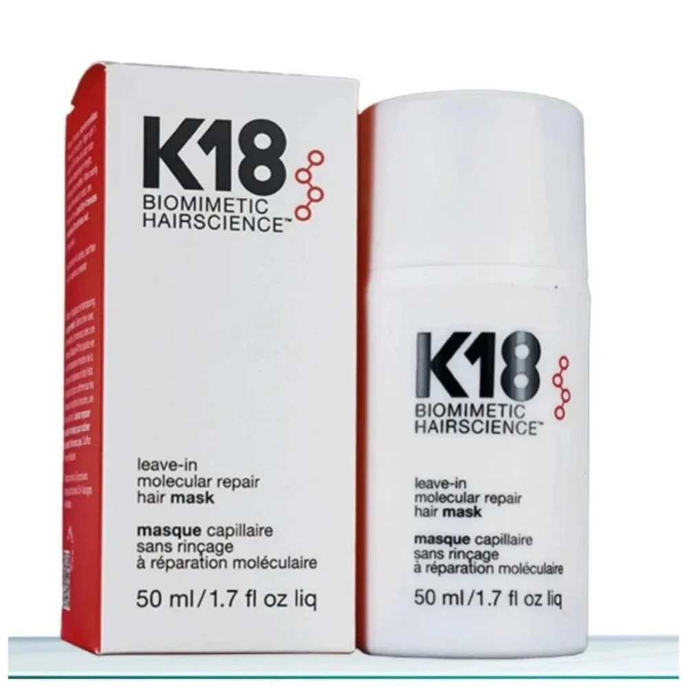 K18 Leave-In Molecular Repair Hair Mask 50ml Salon Hair Treatment 2 Pack - Picture 2 of 4